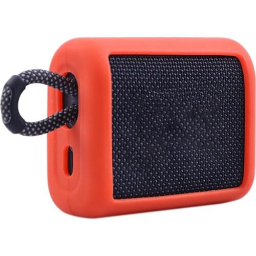New Colorful Dust-proof Silicone Protective Skin Case Cover Shell with Carabiner for JBL GO 3 Go3 Bluetooth Speaker Accessories