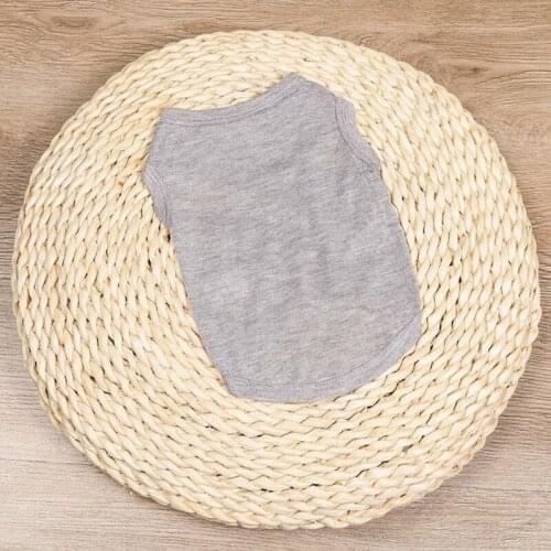 Dog Clothes for Small Dogs Cute Printed summer Pets T-shirt Puppy Dog Clothes Pet Cat Vest Cotton Shirt Pug Apparel Costumes