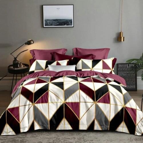 Duvet Cover 220x240 Queen Geometry Comforter Bedding Set Double Bed Quilts WW88