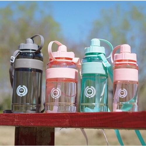 Portable Large Capacity Water Cup Outdoor Kettle Sports Drinking Straw Bottle