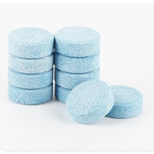 10pcs Car Solid Cleaner Effervescent Tablets Spray for Volvo V40 V60 Any Cars S40 S60 S80 XC60 XC90