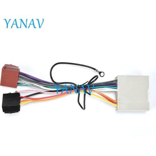 12-035 ISO RADIO ADAPTER CABLE FOR-FORD Fusion 2002-2005,Fiesta 2003-2005/FOR-LAND ROVER Freelander 2005+ Car Stereo Radio ISO