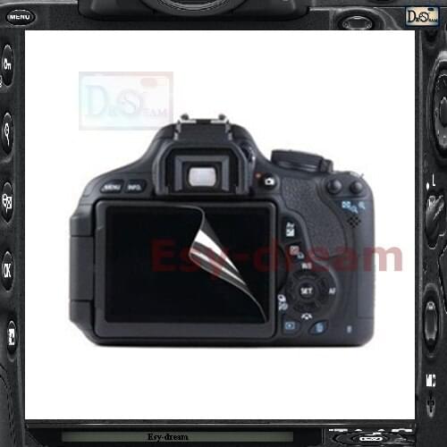 2pcs High Quality LCD Display Screen Film Protector For Canon 650D 700D 7D Mark II MKII Rebel T4i T5i Kiss X6i X7i PB424