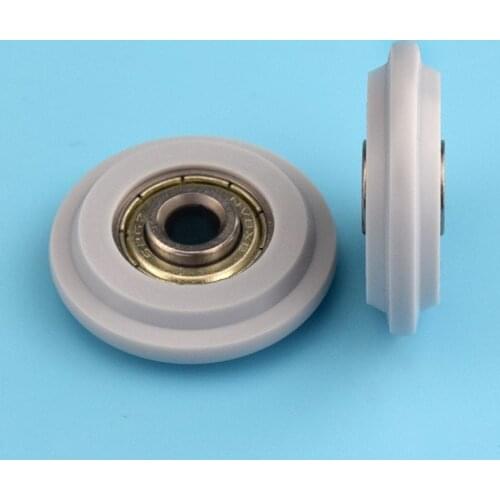 5pcs covered plastic Cam wheel for sliding door pulley door window track groove wheel guide wheel cam convex nylon wheel