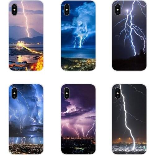 Flash of Lightning Accessories Phone Cases Covers For Apple iPhone X XR XS 11Pro MAX 4S 5S 5C SE 6S 7 8 Plus ipod touch 5 6