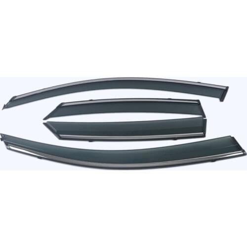Car Styling 4 Pieces Rain Guards Side Window Visor Cover Trim For Mazda CX30 CX-30 2020 2021