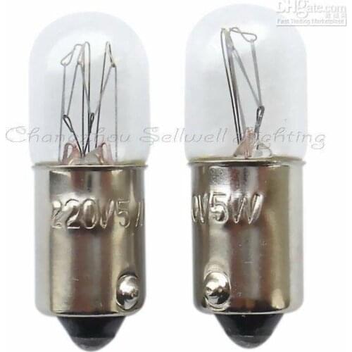 Ba9s t10x28 A355 GOOD!miniature light bulb 220V 5W sellwell lighting