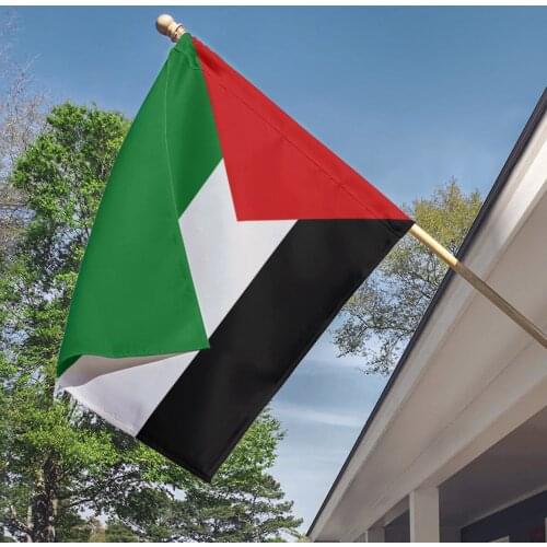 Free Shipping Large Palestine Flag Polyester 150 X 90cm Gaza Palestinian