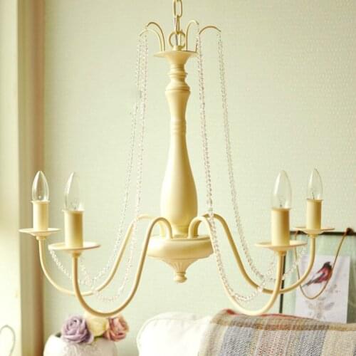 Europe Living Room crystal Chandelier led ceiling fixture Loft Rustic Crystal Lighting Dining Room Lamps Nordic Indoor lighting