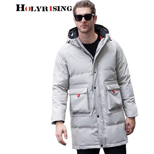 2019 new winter coat mens long parka coat hooded Winter Jacket Thick cotton coat Fashion winter jacket 18989-5