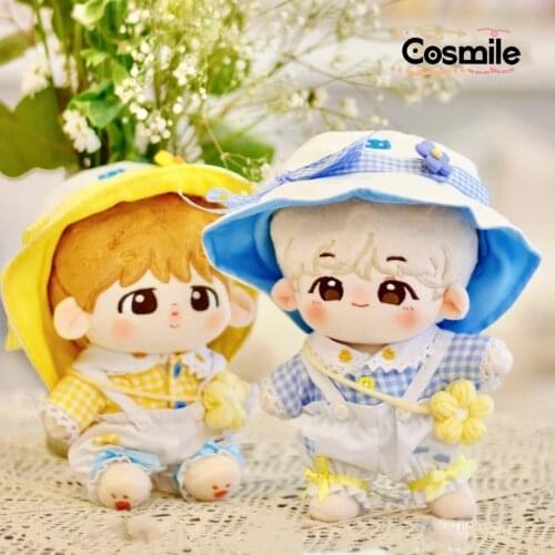 Cosmile Doll Outfit Idol Star Clothes Costume Cosplay Fit For 15cm 20cm Plush Doll Toy Stuffed Cos Cute Xmas Gift MO C