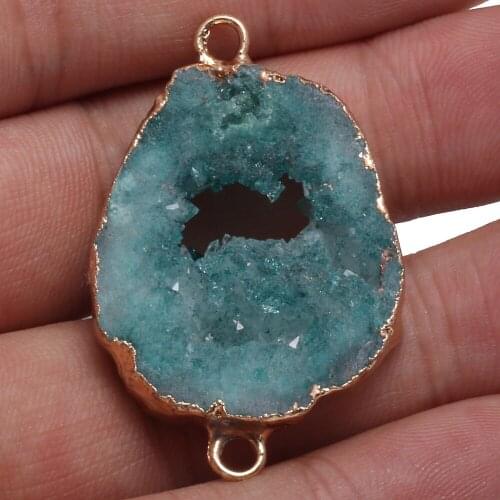 Natural Stone Connector Irregular Exquisite Agates For Jewelry Making DIY Necklace bracelet Accessory