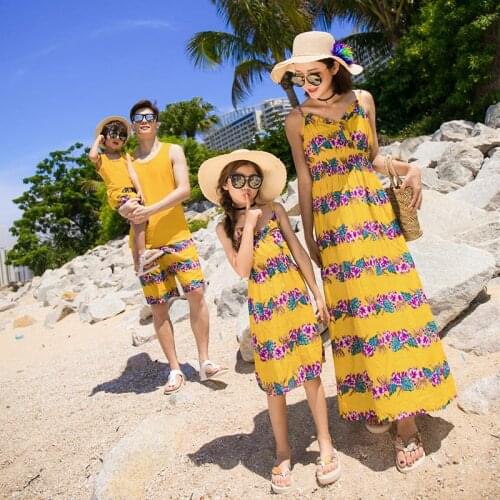 Mother Daughter Dresses Matching Family Plaid Shirts Party Evening Mom and Daughter Dress Men and Women Matching Pajamas