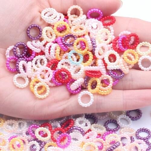 Half Pearls Flatback 100/1000pcs 10mm ABS Imitation Pearl Circle Jewelry Wedding Crafts DIY Nail Jewelry Decorations