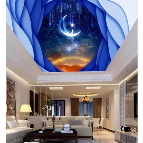 Custom ceiling photo wallpapers 3d Sky tree 3D ceiling living room bedroom ceiling wallpapers for home walls