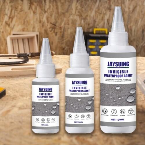 30/50/100ml Waterproof Agent Seepage Cracks Wall Window Toilet Penetration Nano Transparent Spray Glue Tile Exterior Repair Glue