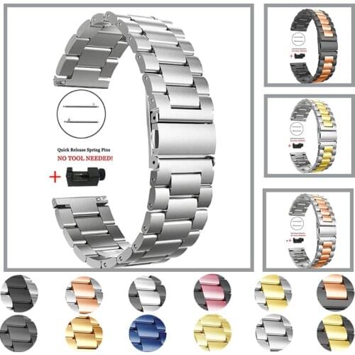 Stainless steel Strap For HUAWEI WATCH GT 2 Pro gt2pro Metal Wrist Straps Band Bracelet For HUAWEI gt2 pro 20mm 22mm Watchband