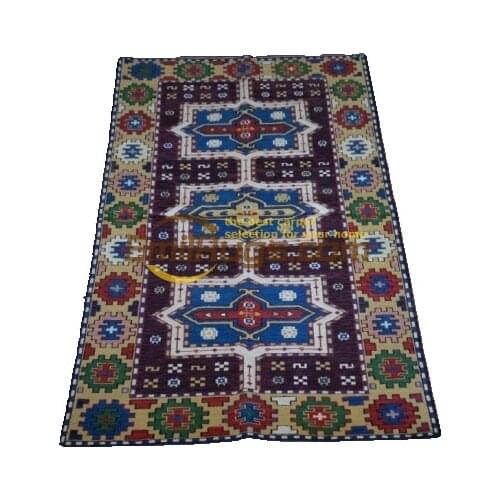 The Craft Of Making Wool By Hand Upholstery Fabric For Living Room Folk Art Wool soumak Rug Carpet