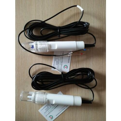 SF-1 PTFE industrial PH composite electrode, on-line PH composite electrode, strong acid base, 5 wire rod, pin joint