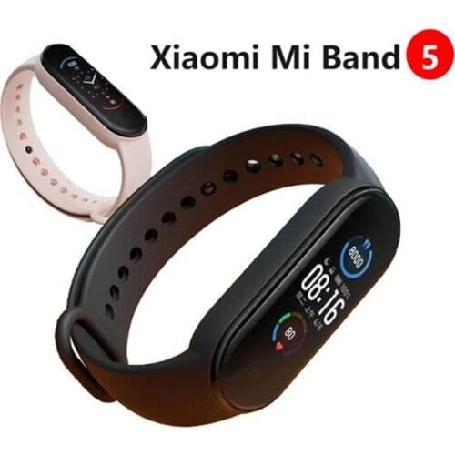 Xiaomi Mi Band 5 Smart Bracelet 4 Color AMOLED Screen Miband 5 Smartband Fitness Traker Bluetooth Sport Waterproof Smart Band