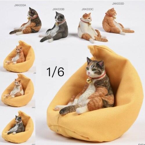 1/6 JXK Studio Resin Cat With Sofa Animal Action Figure Collectible Toys JXK033 In Stock