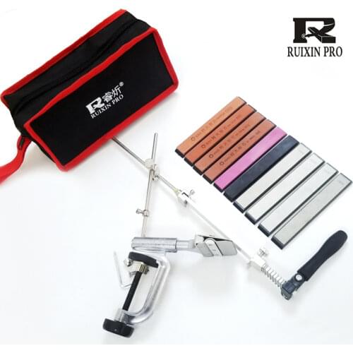 Professional chopper knife chopper steel iron fixed angle band stone 4 sharpener set sharpening stone knife sharpener