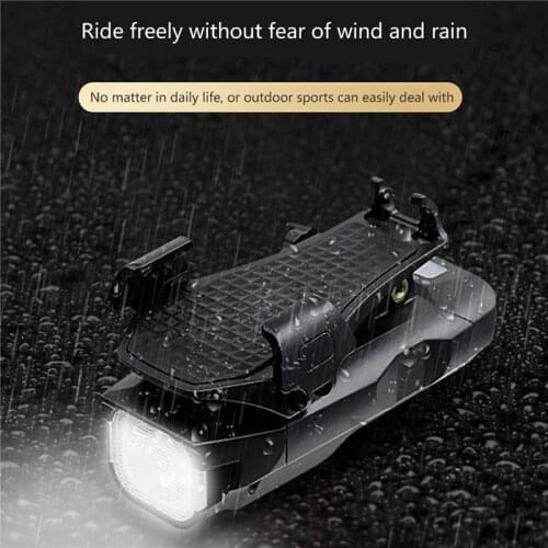 Bicycle Front Light with Mobile Phone Holder, High-decibel Speaker Power Bank Function Equipment Multifunctional Headlight