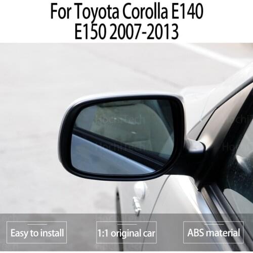 Side View Exterior Replacement Left & Right Wide Angle Rearview Mirror Glass for Toyota Corolla E140 E150 2007-2013