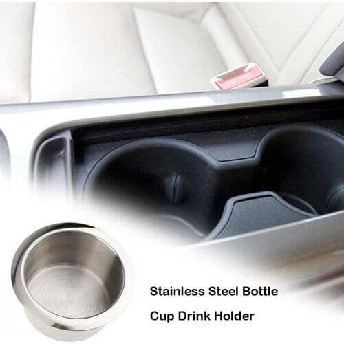 1pcs Stainless Steel Cup Drink Holder Polished Bottle Holder Organizer For Marine Boat Car Truck Camper RV