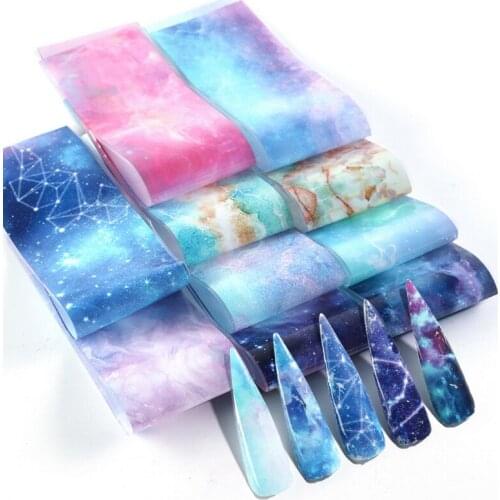 10pcs Starry Star Paper Stuff Nail Art Decor Stickers DIY Epoxy Resin Jewelry Accessory Marble Star Material Phone Case Craft