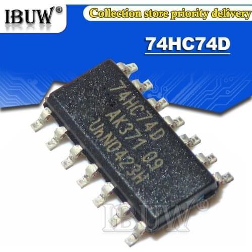 100PCS SN74HC74D SOP14 ibuw 74HC74D SOP-14 74HC74 SOP