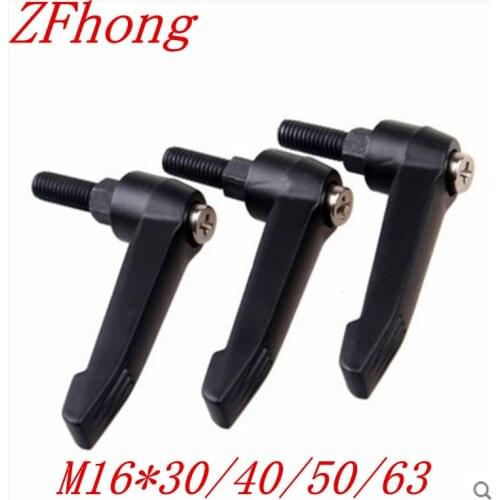 2PCS/LOT M16*30/40/50/63 M16 Male Thread Adjustable Handle 16mm Thread Knob Clamping Handles