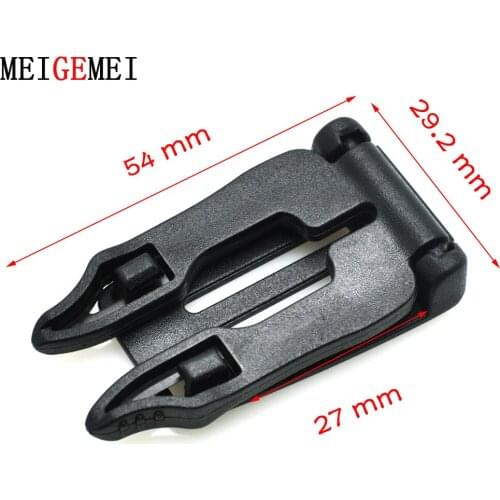 5pcs 1" Webbing Clip Buckle Belt Buckle Quick-Release Plastic Foldable Connect Lock Out Pressing Molle Tactical Backpck Kits
