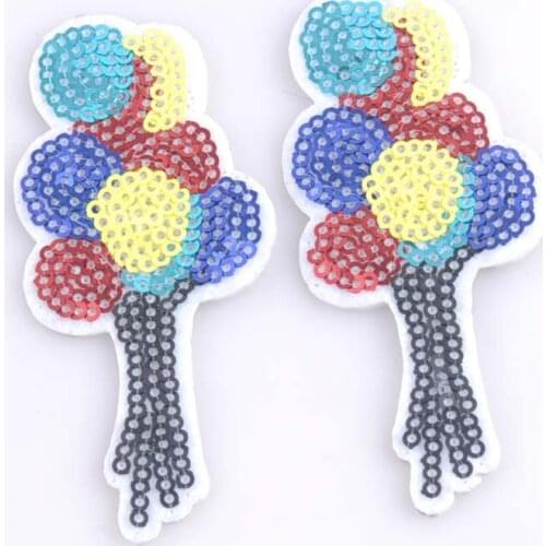 5pcs colorful BALLOON HOLIDAY Kids Embroidered Iron On Applique Patch cloth Jean cp1096