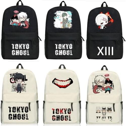 Anime Tokyo Ghoul Backpack Kaneki Ken JUZO SUZUYA / REI Oxford Student School Bag Unisex