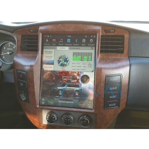 Car radio audio 2 din stereo receiver for NISSAN PATROL Y61 2004-2019 tesla vertical screen Car GPS navigation DVD video player