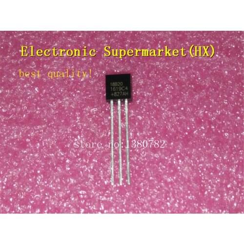 Free Shipping 50pcs/lots DS18B20 18B20 TO-92 New original IC In stock