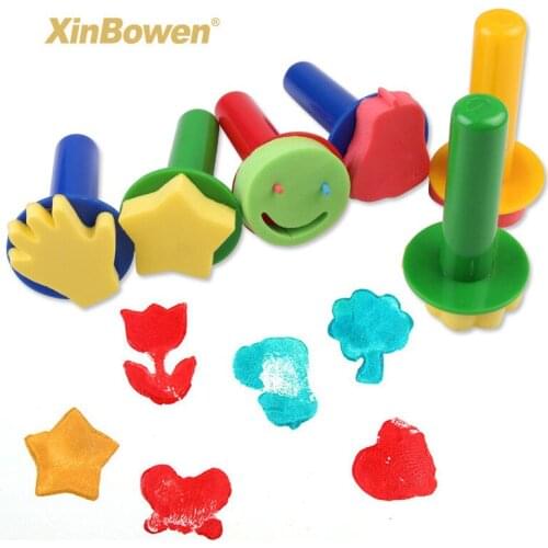 Childrens Painting Sponge Seal 30-piece Set DIY Early Education Art Graffiti Supplies Art Tool Set Painting Tools