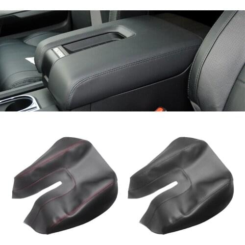 For Toyota Tundra 2014 2015 2016 2017 2018 2019 Microfiber Leather Interior Center Console Lid Armrest Pad Bench Seat Cover Trim