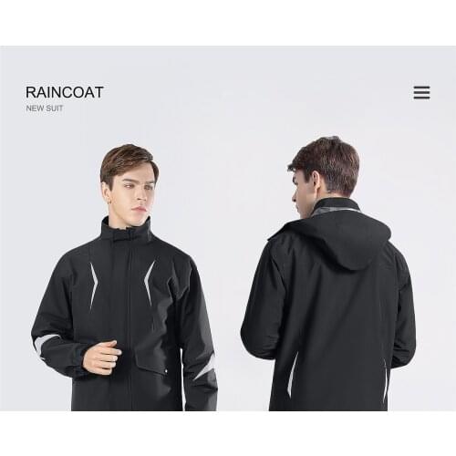 Raincoat rain pants suit whole body rainstorm-proof waterproof thickened split summer riding raincoat