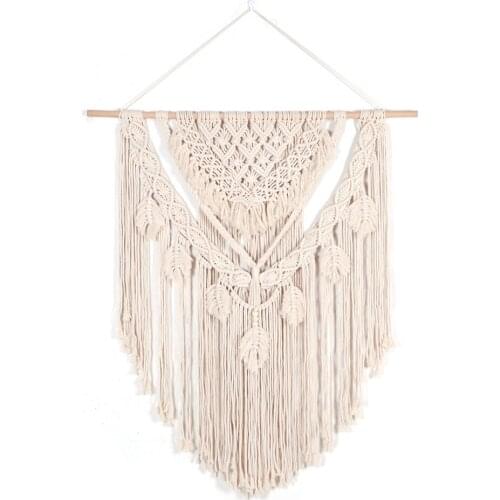 Big Size Macrame Tapestry Wall Hanging Bohemian Chic Handicrafts Woven Tapestry Modern Boho Living Room Bedroom Wall Decoration