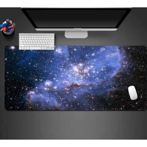 Hot Selling Mouse Pad Blue Star Game Mousepad Flower Disk Game Mouse Of Mat Computer Game Table Mat Keyboard Big Game Pad Gift