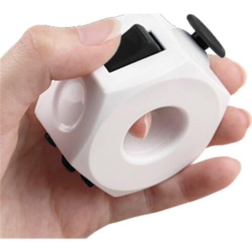 Anxiety Relief creative decompression toys wooden Color cubes Stress Relief cube Decompression toy Cube Toy Anti Stress ring