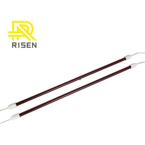 235V 2000W 355mm Quartz Infrared Halogen Heating Elements Gold Coating Heat Lamps for Turkey