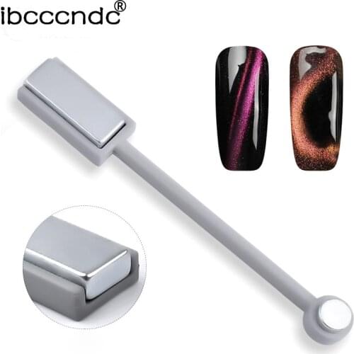Magnetic Starry Sky Cat Eye Gel New Product Fashion UV&LED Soak off 3D Cat Eye nail art two ways tool magent
