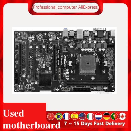 For ASUS F2A55-M LE Motherboard Socket FM2 DDR3 For AMD A55M A55 Original Desktop Mainboard SATA II Used Mainboard
