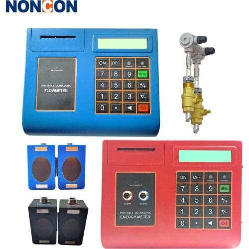 Cheap clamp on hand held portable ultrasonic flow meter handheld heat energy water meter ultrasonic flow sensor china
