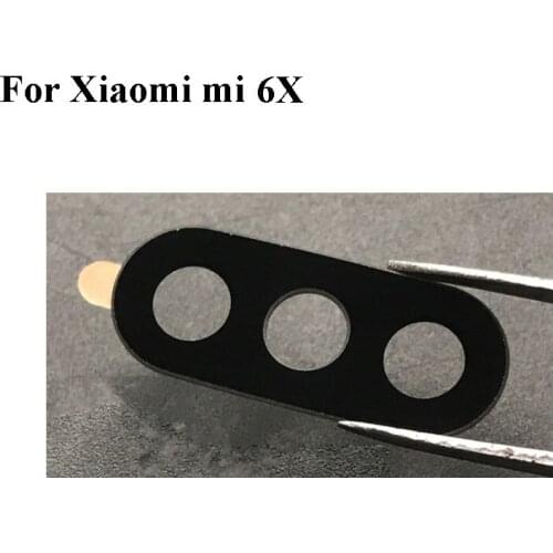 New For Xiaomi Mi 6x 6 X Replacement back rear camera lens glass original For Xiaomi Mi6X mi6X glass lens