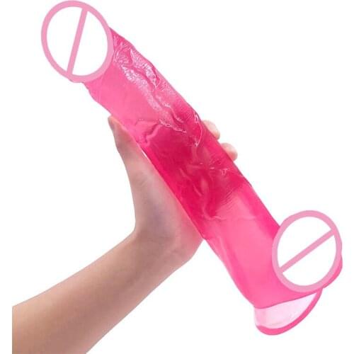 32cm 12 Inch Realistic Super Big Dildo Flexible Penis Dick With Strong Suction Cup Huge Dildos Cock Adult Sex Product for Women