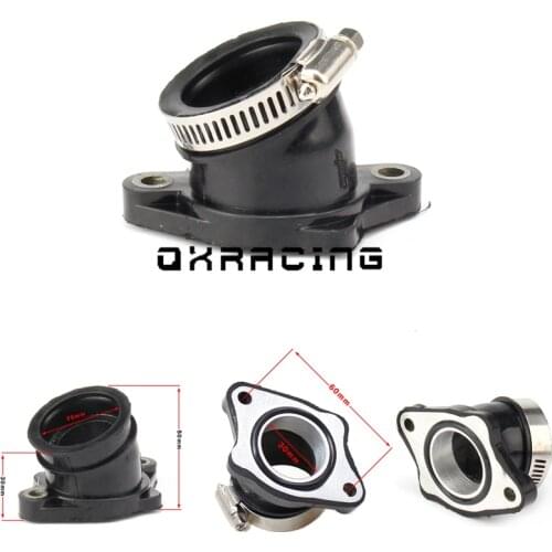 Motorcycle Rubber Adapter Inlet Intake Pipe For BSE MOJO 250cc CB250 Dirt Bike Motocross Modified PWK 28 30mm carburetor